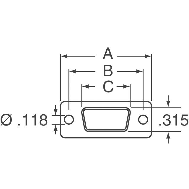 CF25S NorComp Inc.  D-Sub D-Shaped Connector Accessories
